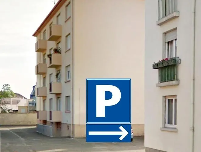 Le Bienvenue A - Parking Prive Inclus, Centre A Deux Pas 콜마
